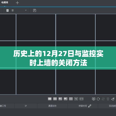 歷史上的12月27日及監(jiān)控實時上墻關閉方法詳解